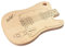 Casa Vivente Schneidebrett E-Gitarre Design, Personalisiert mit Namen, Frühstücksbrettchen aus Holz mit Aufhängung, Geschenkidee für Musikfans