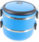 DOITOOL 1400ml Double Layer Stainless Steel Pet Travel Bowl Dog Cat Feeder Leakproof Spill Proof Portable Dog Water Bowl for Outdoor Traveling Feeding