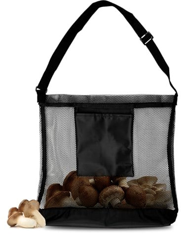 1 Stück Pilz Jagdtasche, Netz Pilzsammeltasche Pilz Tasche Zusammenklappbar Pilz Sammeln Tasche Futtertasche Pilzjagdzubehör für den Außenbereich