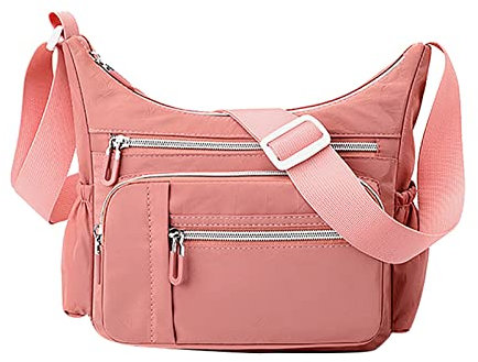 TDEOK Umhängetasche für Damen, geräumig, mehrere Taschen, Damen, Crossbody-Geldbörse, modische Tragetasche mit oben Koffer Mit Schaumstoffeinlage Taschen (PK2, One Size)