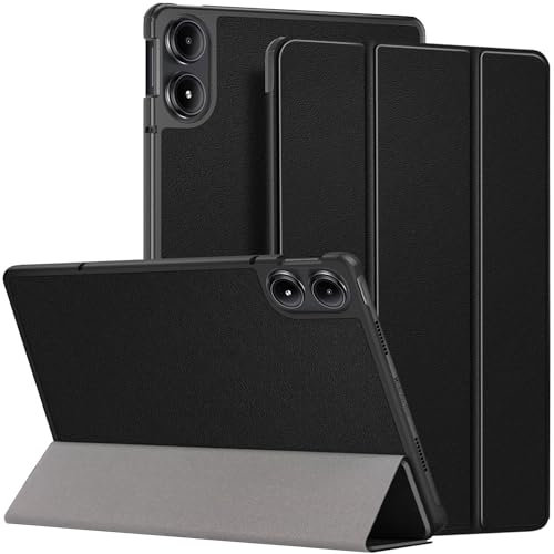 HEISHAYU Funda para Xiaomi Redmi Pad Pro/Pro 5G / Poco Pad 12.1 Pulgada 2024, Case con Auto Sleep/Wake,Negro