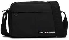 Tommy Hilfiger Herren Element Small Messenger Bag Kuriertasche, Schwarz