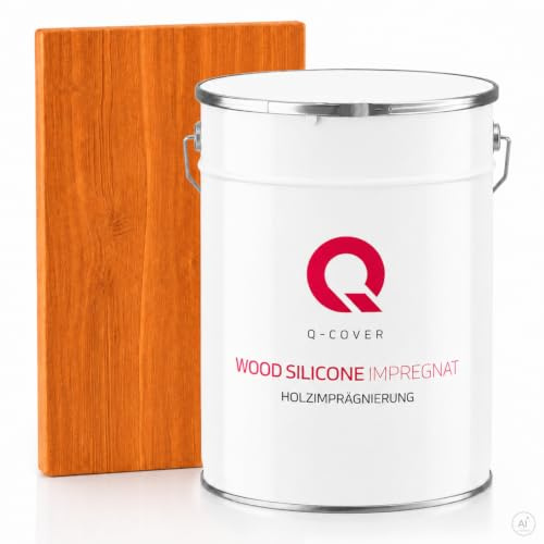 Impregnante colorante per legno Teak D040 5L — idrorepellente Q-COVER