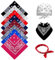 SJUNJIE 8er-Pack Bandana 54x54 cm Retro-Stil Unisex Multifunktional