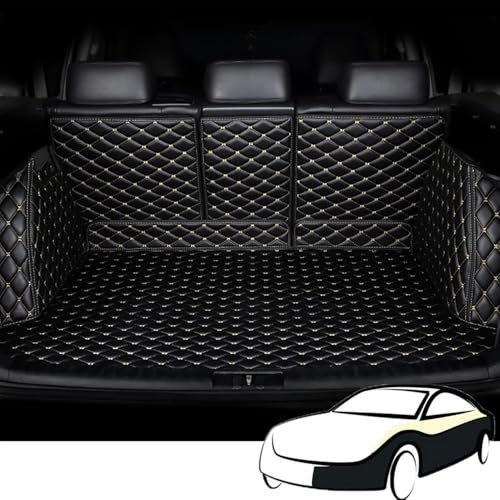 MAAIQTIND Kofferraumwanne, für Ford Puma 2019-2024 Kofferraumschutz Vollgehege Wasserdicht Kratzfest Cargo Teppich Auto Zubehör,Black