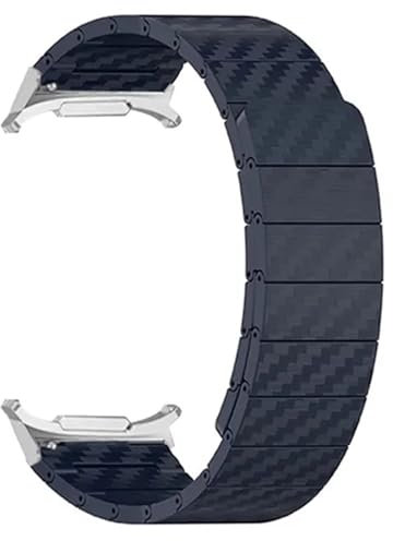 MODBAND Cinturino magnetico in fibra di carbonio per Samsung Galaxy Watch 7 Ultra 47mm LTE cinturino leggero per cinturini Galaxy Watch Ultra 47mm(Blue-S)