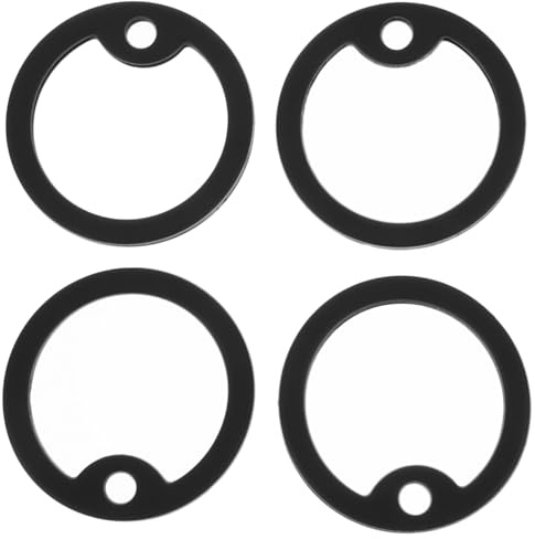 SOIMISS 4 Stück Hundemarke Schild klein Haustier -ID -Tag -Hund Erkennungsmarken für Hunde Identifikation dog tag Hundetags Haustiere Hundekennzeichen stumm Black