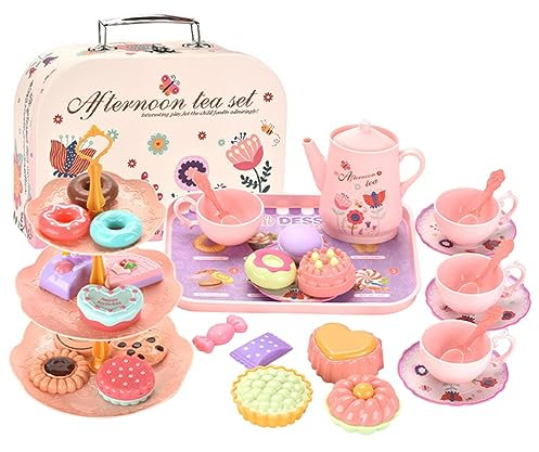 LOPUNER Realistic Simulation Girl Tea Toys for Afternoon Parties Fun Educational