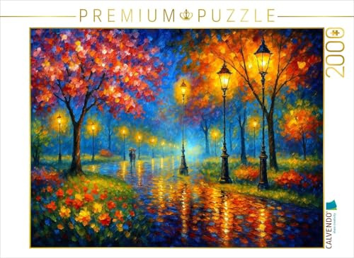 CALVENDO Puzzle Lichterstimmung im Park | 2000 Teile Lege-Größe 90 x 67 cm Foto-Puzzle für glückliche Stunden
