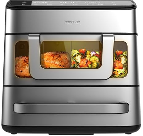 Cecotec Freidora de Aire 18 L Cecofry FoodCourt 18000 4Pizza Horno