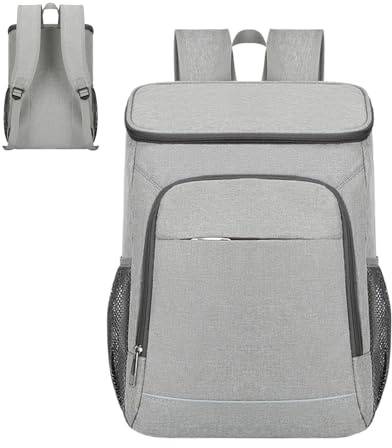 50 L isolierte Lunch-Tasche – wasserdichte Kühltasche | auslaufsichere thermische Lagerung für Picknick Reisen BBQ Camping Wandern Essen und Getränke Transport, 44 x 30 x 18 cm