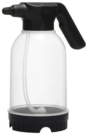 Aspersor de jardinería automático de 2 litros con agua rociada eléctrica para plantas en maceta y macizos de flores, equipo de mantenimiento, botella ergonómica eléctrica rociada con boquilla de