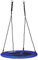 Relaxdays Balançoire nid d'oiseau rond Bleu foncé 90 x 90 x 153 cm 10020820_651