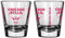 Offizieller Fanshop authentisches NBA Logo 2 Unzen Shotgläser 2er Pack Show your Basketball Team Pride at Home Bar or an der Heckklappe (Chicago Bulls)