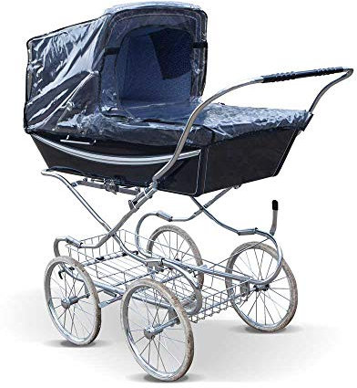 Regenschutz für The Silver Cross Kensington, hergestellt in Großbritannien aus superweichem, transparentem PVC. Ein wenig mehr Geld viel mehr Qualität