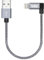 TecMad Cable cargador para iPhone cable Lightning [C89 MFi certificado] Cable de carga rápida trenzado de nailon de 90 grados para iPhone 13 Pro MAX 12 11 Xs XR X 8 7 6S Plus SE iPad y más 0.4 pies