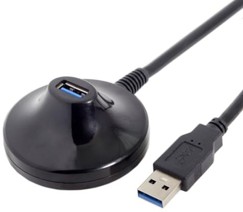 chenyang USB 3.0 Desktop-Verlängerungskabel, USB 3.0 Typ A Stecker auf Buchse, Desktop-Verlängerungsdatenkabel, 0,8 m