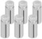 kwmobile 6X Dart Flight Schutz - aus Metall - Dartpfeile Fly Schoner Set für bis zu 6 Dartpfeile