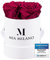 Mia Milano Infinity Rosen Bordeaux für Sie I Geschenk für Sie I 3 Jahre haltbar - Geschenk Rosenbox mit 4 echten konservierten Rosen I Handgefertigt in Deutschland