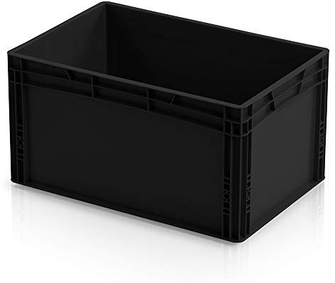 ESD Euro-Stapelbehälter 600x400x320 mm schwarz