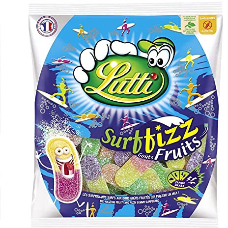 LUTTI - Surfizz Fruits 200G - Lot De 4 - Offre Special