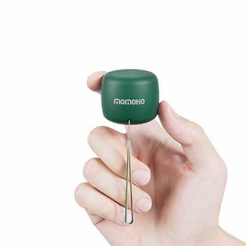 Momoho Multifunctional IPX7 Waterproof Bluetooth Speaker Mini, Micro SD Support TWS Pairing Stereo Portable Speakers With Camera Remote Control For Smartphones, Small Pillow Speaker(Green)