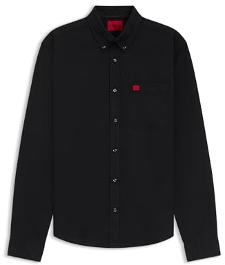 HUGO Herren Evito Slim-Fit Hemd aus Oxford-Baumwolle