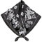 FAIRYGATE Mode Seidenschal Damen Klassischer Streifen Großer Quadratischer Schal 70X70 Pendeln Stil Kopftuch Dekoration Bandana Haarband Seidig Warmer Schal 95005