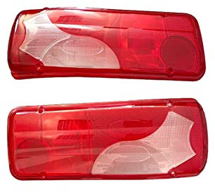 L+R Lichtscheibe Weißes Glas Ersatzglas Heckleuchte Für LKW Scania Crafter Rückleuchtenglas Rückleucht Ersatzgläser en Rücklicht Gläser