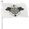 NIBABAEU Dekorative Hausflagge, Hof-Banner, zwei Wölfe, nordische Wikinger-Runen-Druck, Urlaub, Willkommen, Hof-Flagge, Rasen-Hängedekoration, 60 x 90 cm
