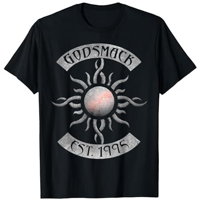 Godsmack Legends Sun Rocker On Black T-Shirt