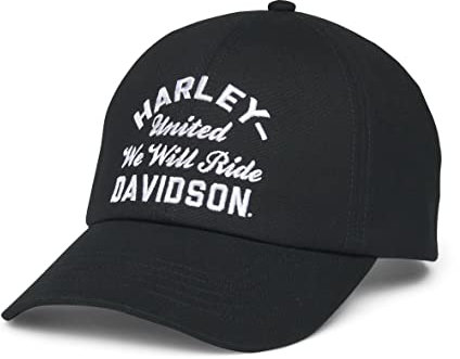 Harley-Davidson Damen Metropolitan Baseball Cap - 97658-22VW schwarz, Schwarz, Einheitsgröße