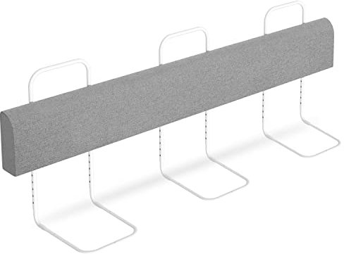 Yakimz Bettgitter für Kinder 180cm, Bettschutzgitter 5-Loch Höhenverstellbar, Rausfallschutz Bett, Kinderbettgitter, Babybettgitter Sicher, Einfach zu Montieren, Grau