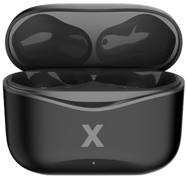 FOREVER MaxLife MXBE-01 Bluetooth-Kopfhörer TWS In-Ear Kopfhörer Bluetooth 5.1, iOS/Android, Touch-Steuerung, Stereo-Kopfhörer, Ergonomisches Design Farbe Schwarz