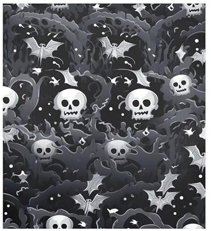 Dishwasher Magnet Cover Sheet Black and White Halloween Magnetic Door Cover Vinyl Decorative Panel Decal Cute Farmhouse Décor
