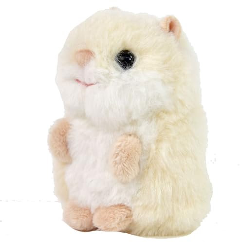 Kögler Flauschige Hamster Plüschtier Stofftier Schmusetier Kuscheltier 10 cm Weiss