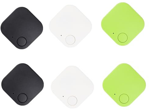 Smart Tracker Tag, Baceyong Schlüsselfinder Key Finder 6er Pack, Bluetooth Drahtloser Remote Finder Kompatibel mit iOS & Android,für Schlüssel Brieftasche Telefon und Haustier-Tracker, 20m Entfernung