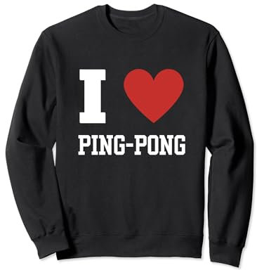 Accessori per giocatori di ping-pong amanti del ping pong gadget gioco Felpa