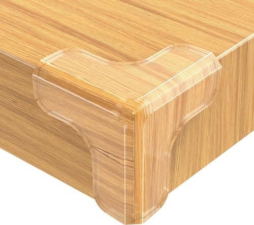 E-PROUSE 8PCS Coin de Table Protection Bebe, Protection Coin de Table Transparent,Protecteur d'angle de Meuble avec Une Forte adhérence