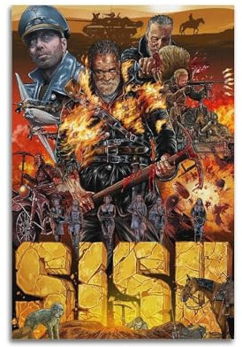 Sisu Poster, Raumdekoration, ästhetisches Poster, künstlerisches Poster für Schlafzimmer, Wohnzimmer, Wände, 30 x 45 cm, ungerahmter Stil