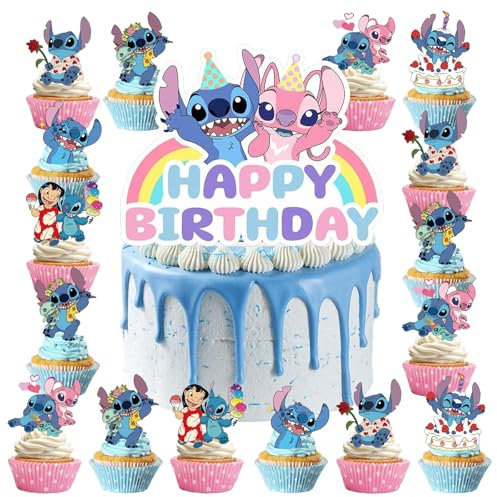 49 Cake Decoration,Kuchen Dekoration,Cupcake Toppers,Cupcake Geburtstag Topper für Junge Mädchen Geburtstag Themen Party