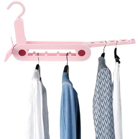 Percha para Secado de Ropa, Percha para Tenedor de Ropa,Estante organizador de lavandería plegable que ahorra espacio | Estante retráctil, estante con múltiples orificios para viajes, hoteles, dormito