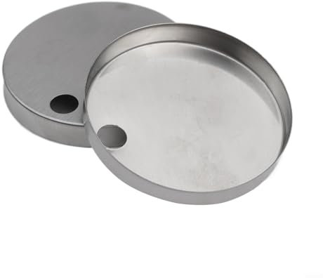 Toilet Seat Hinge Cover, Toilet Seat Hinge Cover, Toilet Seat Hinge Fixings Covers, Stainless Steel Toilet Base Hinge Covers, Slim 60Mm Size