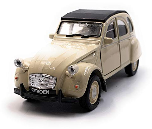 Onwomania 2CV Modellauto Auto in Zufällige Farbe! Maßstab 1:34 (lizensiert)