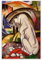 YYUEQIL Franz Marc von Franz Marc Expressionismus Posterdruck, Fotokunst, Gemälde, Leinwand, Heimdekoration, Schlafzimmer, moderne Dekorationen, ungerahmt, 60 x 90 cm