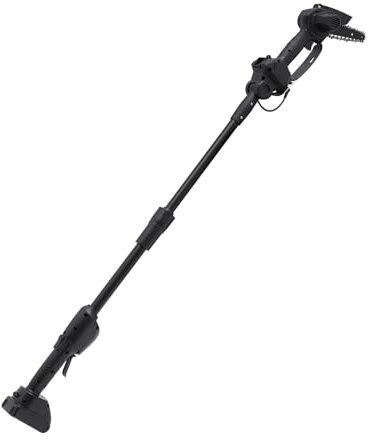 TronçOnneuse Sans Fil Avec ChaîNe 550 Watt Rallonge DéTachable 2 En 1 AlimentéE Par Batterie Pour L'Abattage D'Arbres Taille De Jardin Taille D'Arbres Convient Pour Le Jardinage Fermes Parcs (Noir)