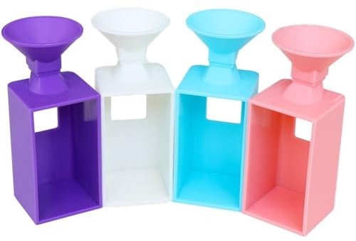 Lpitoy 4 Pcs Diamond Arts Funnel Diamond Painting Tool Beads Storage Container Beads Sorting Accessories for DIY Diamond Painting