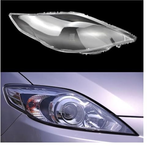 YBDFCBF Auto Scheinwerfer Objektiv Kompatibel for Mazda 5 2008 2009 2010 Auto Scheinwerfer Objektiv Ersatz Auto Shell Abdeckung(Right)