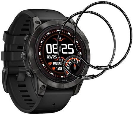 Camokia 2 Stück,Ultra dünn Schutzfolien für Garmin fenix 7X Pro Panzer, Blasenfreie Tempered Glass für Garmin fenix 7X Pro Solar/7X Pro Sapphire Solar Panzerfolie Displayschutz