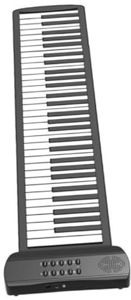 Yardwe Key Roll-up Electronic Piano Keyboard with Built Speaker Portable Silicone Soft Keyboard for Beginners Adults Easy to Carry and Store